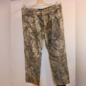 Realtree AP Camouflage Double Knee Hunting Denim Jeans